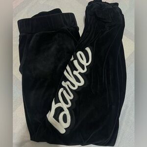 Barbie velour joggers